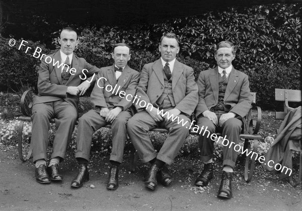 GROUP OF MEN AT SCHOOLGIRLS FUNERAL